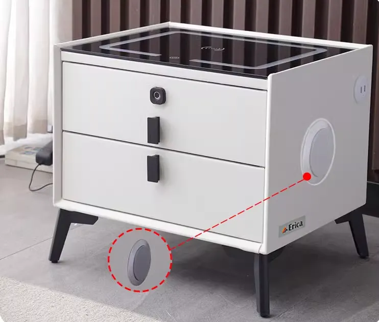 Tủ đầu giường thông minh tích hợp loa Bluetooth hiện đại