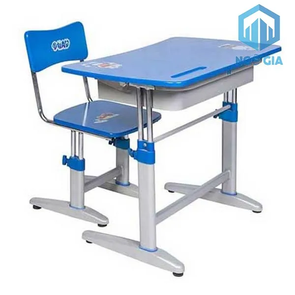 Bàn học gỗ công nghiệp có ngăn bàn tiện lợi cho học sinh tiểu học