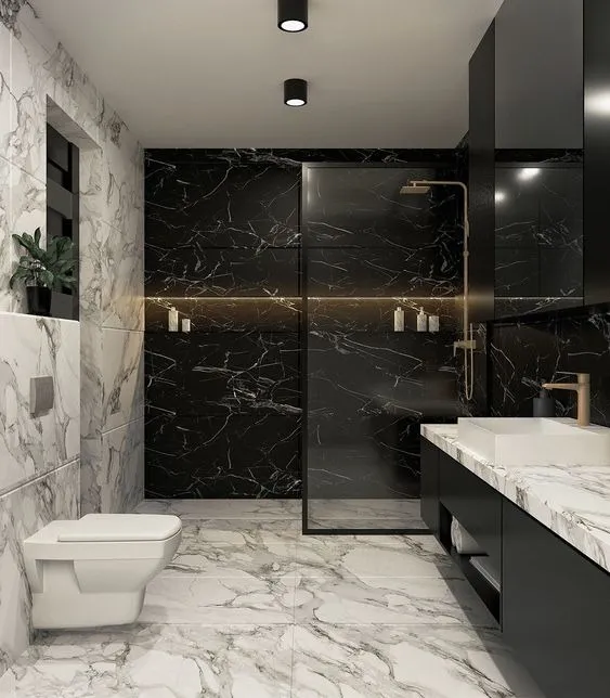Lựa chọn màu sắc gạch lát phòng tắm