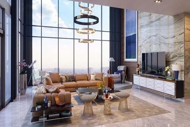 Thiết kế sang trọng của căn hộ Duplex thu hút khách hàng và nhà đầu tư