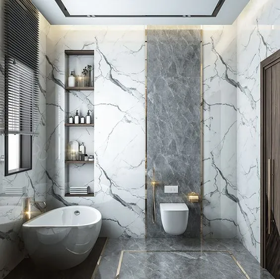 Chọn gạch lát nhà tắm phù hợp phong cách
