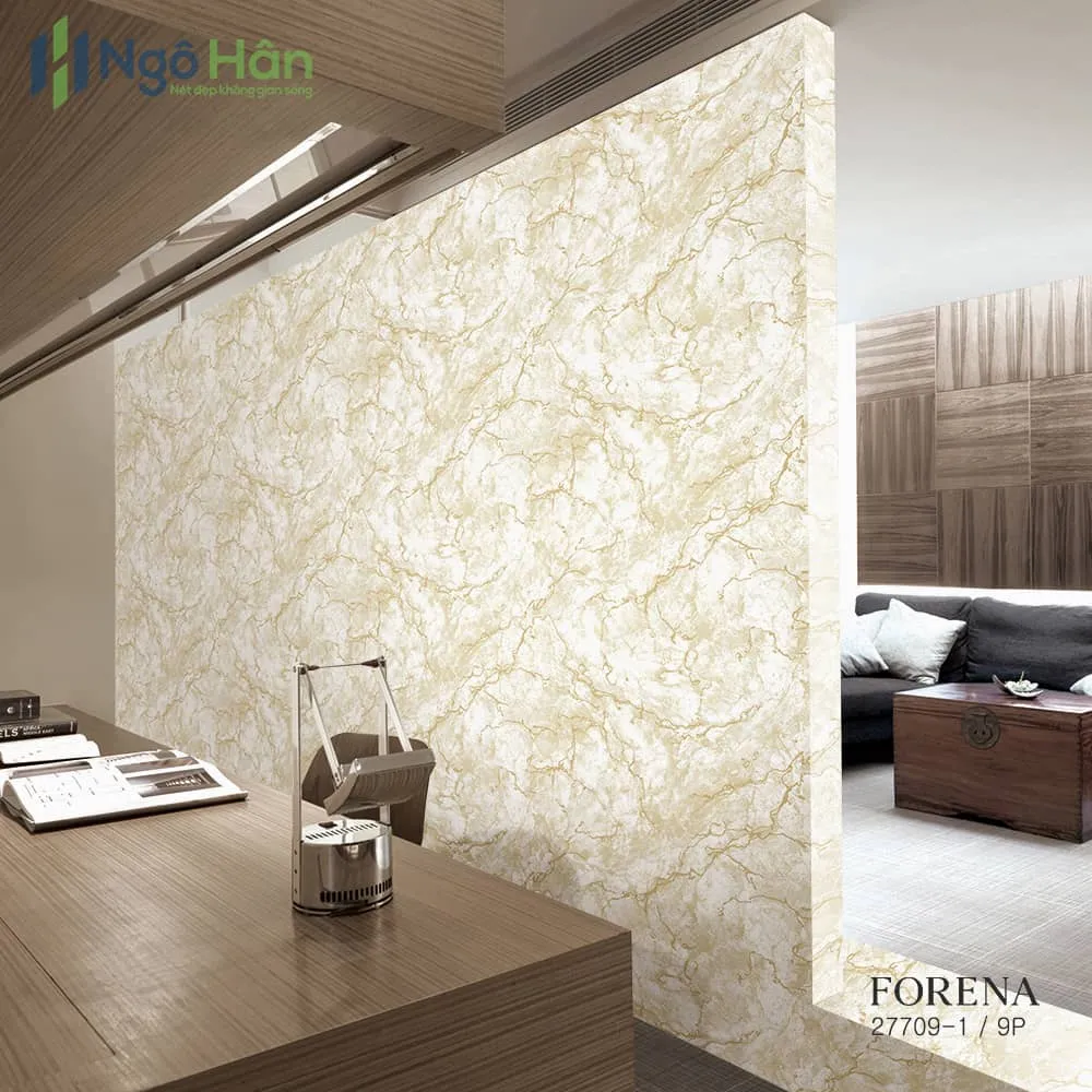 Mẫu giấy dán tường giả đá hoa cương vân lớn