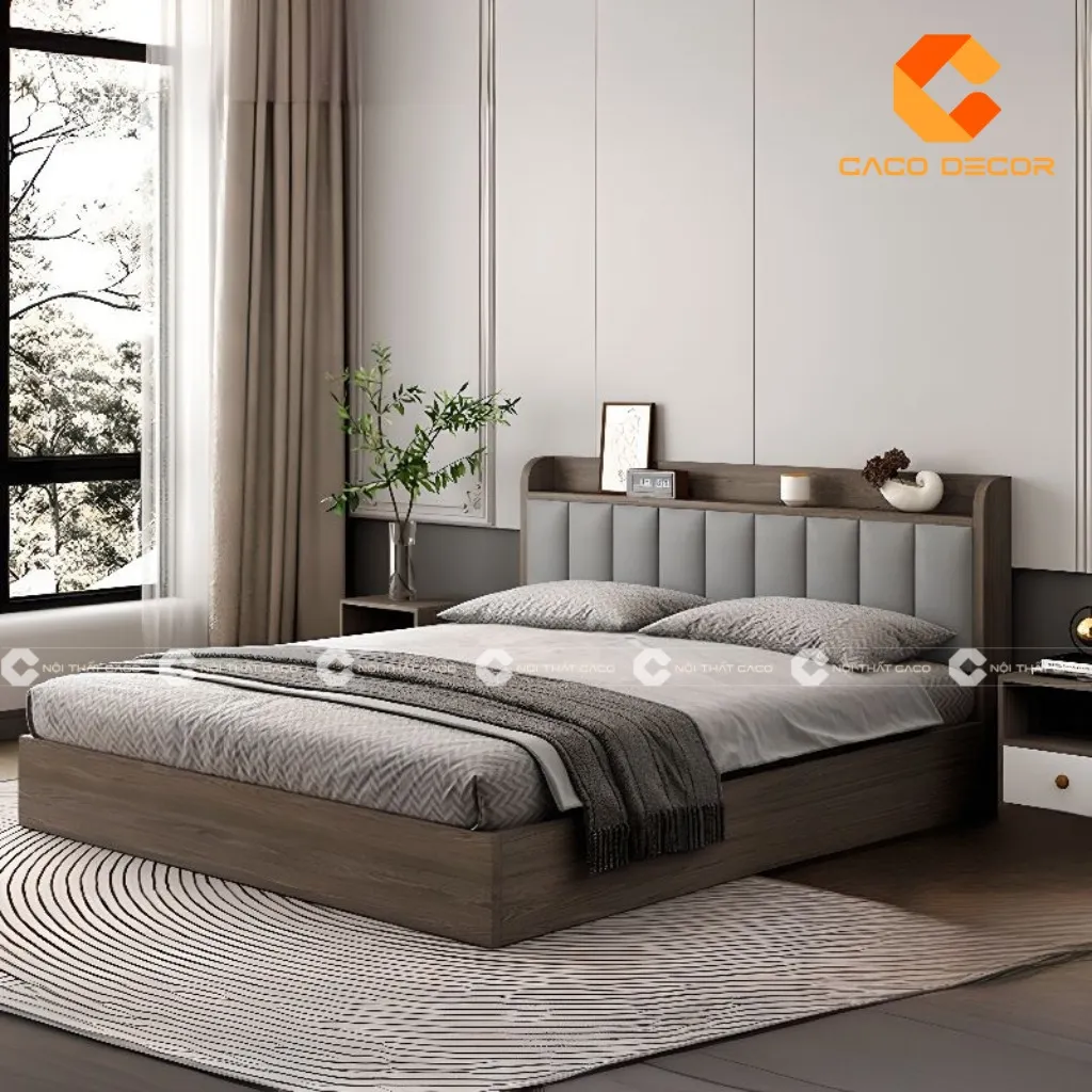 Giường ngủ đơn phong cách vintage độc đáo