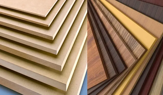 Tấm ván gỗ công nghiệp MDF phủ melamine với bề mặt mịn và đa dạng màu sắc.