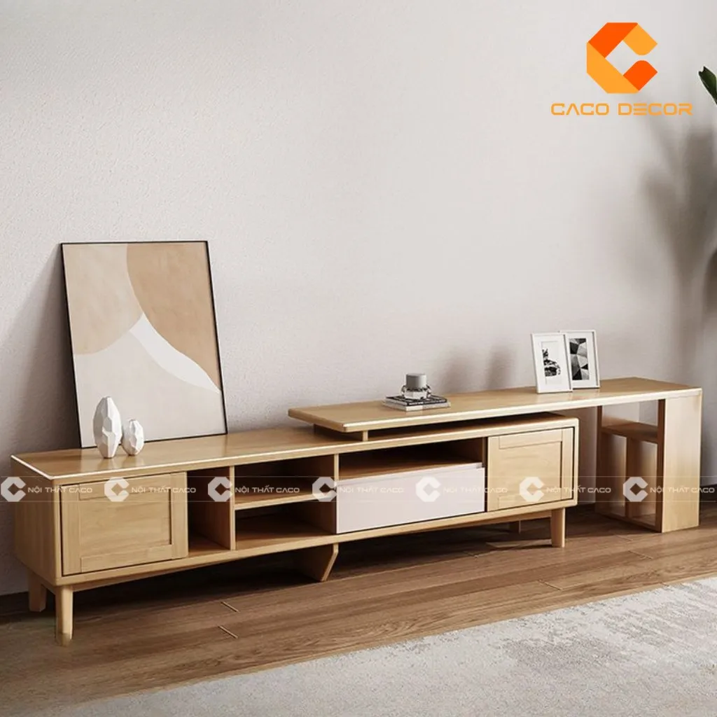 Xác định diện tích phòng khách để đặt kệ tivi hợp lý