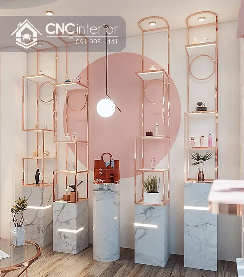 Kệ trưng bày sản phẩm nhỏ cho shop phụ kiện