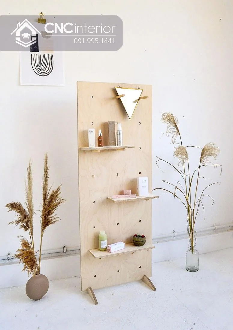 Kệ trưng bày sản phẩm nhỏ có móc treo