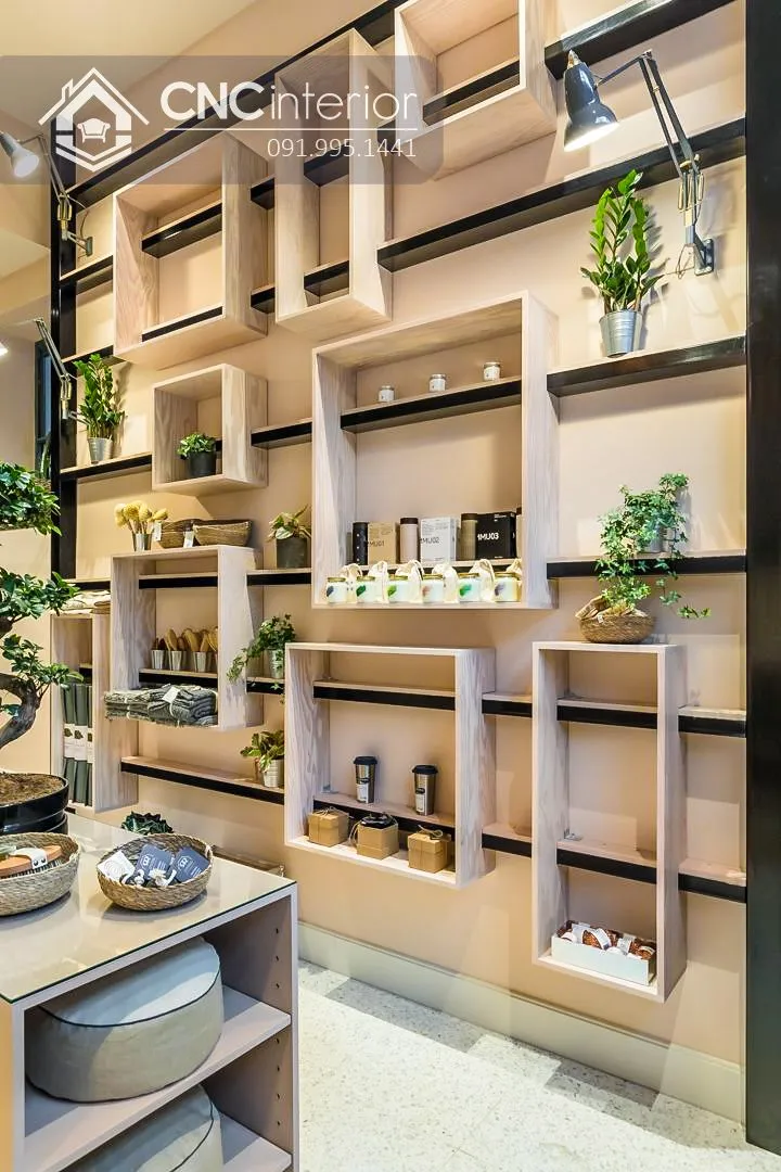 Kệ trưng bày sản phẩm nhỏ cho Spa