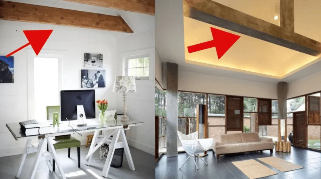 Cảnh báo: Tránh đặt bàn học trực tiếp dưới xà nhà hoặc điều hòa