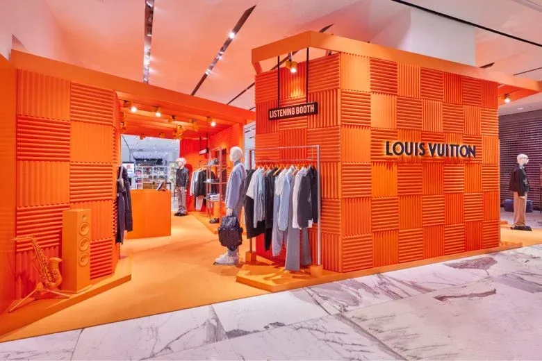 Không gian pop-up store sang trọng của thương hiệu Louis Vuitton