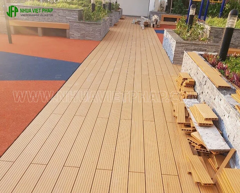 Thi công sàn nhựa kết cấu rỗng