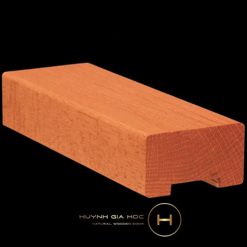 Mẫu tay vịn cầu thang gỗ vuông