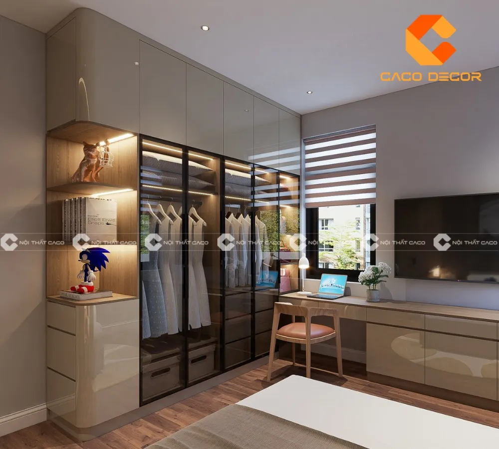 Tủ quần áo cánh kính thường có độ bền cao