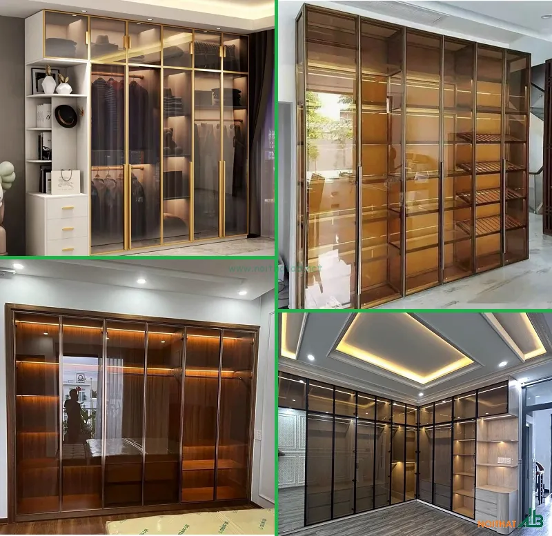 Tủ quần áo cánh kính
