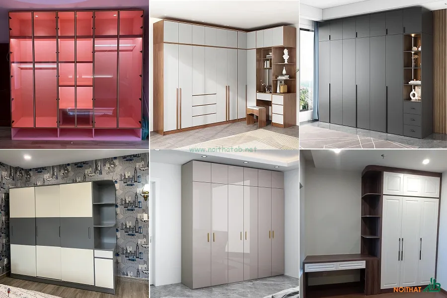 Tủ quần áo đẹp hiện đại