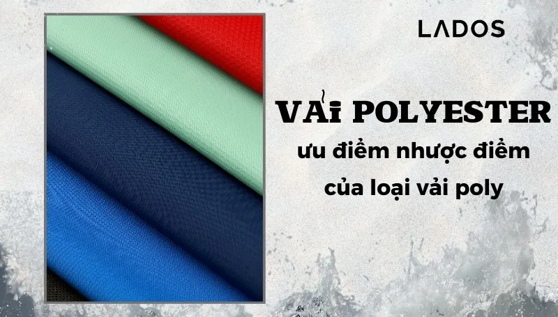 Sợi vải polyester tổng hợp được dệt thành vải