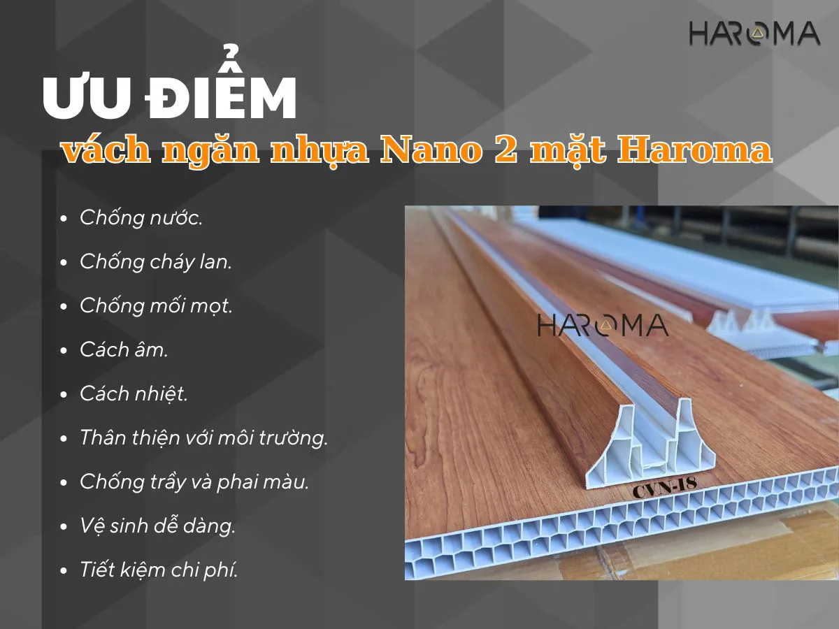 Ứng dụng tấm nhựa làm vách ngăn phòng mang lại vẻ đẹp hiện đại