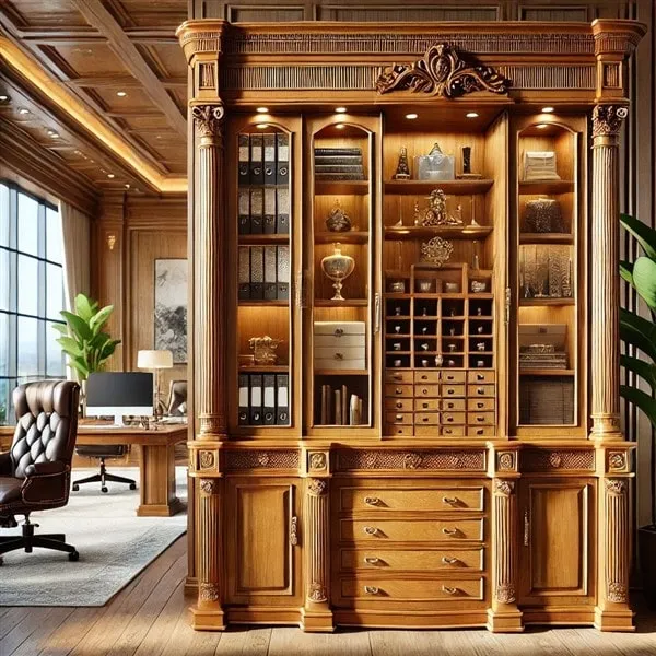 Tủ hồ sơ gỗ tự nhiên